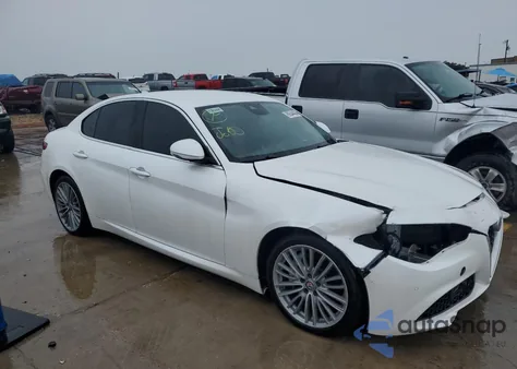 2017 Alfa Romeo Giulia Ti from USA, damaged, VIN ZARFAECN1H7551994